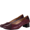 Czółenka damskie skórzane Syrena SE 7121 bordowe