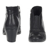Komfortowe botki damskie skórzane Syrena SE 481 czarne