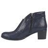 Komfortowe botki damskie skórzane Syrena SE 481 granatowe