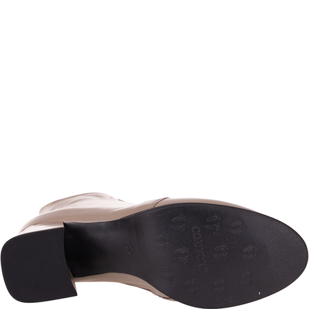 Czółenka skórzane Syrena SPU 1285 czarne lakierowane