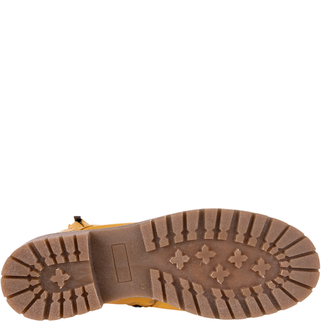 Komfortowe botki damskie skórzane Syrena SST 4038 żółte