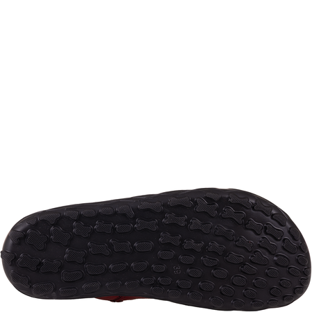 Skórzane botki damskie Syrena SH 706 czerwone - ocieplane