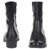 Czarne botki damskie skórzane - Syrena SE 220M