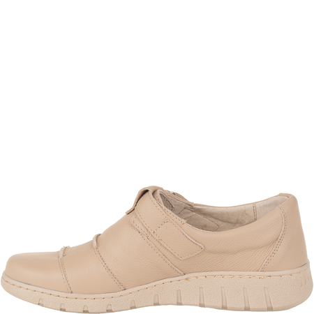 Półbuty Syrena SH 780-2S ecru - komfortowe buty na rzepy