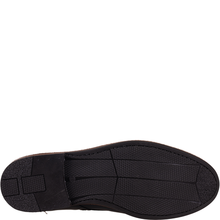 Męskie zimowe trzewiki Syrena SI 097-784 czarne skóra naturalna ocieplane