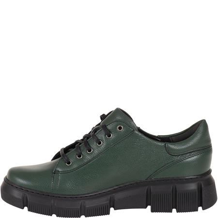 Damskie półbuty skórzane Syrena SWB 030 zielone