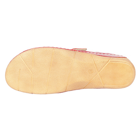 Sandały damskie skórzane SYRENA SWB 538+ czerwone