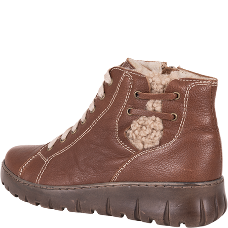 Trzewiki damskie skóra naturalna Syrena SH 789.086 brąz