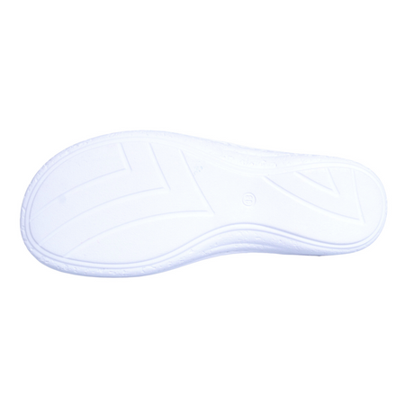 Skórzane komfortowe klapki damskie Syrena SH 264 białe