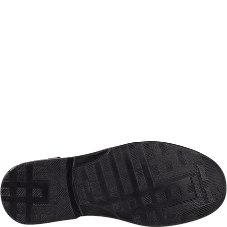 Skórzane półbuty męskie marki Syrena SI 326-776 czarne