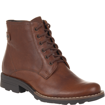 Brązowe botki damskie Syrena SST 2032/ST - skóra naturalna