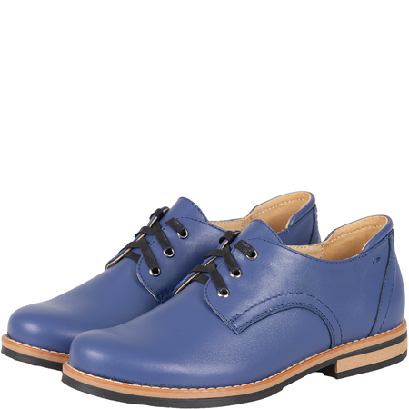 Półbuty skórzane Syrena SST 1753 granat, styl i wygoda