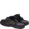 Klapki męskie Syrena SH 812 czarne skóra naturalna