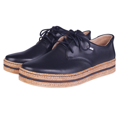 Wygodne półbuty damskie Syrena SH 22380 czarne