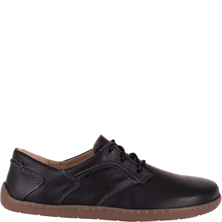 Buty damskie BareFoot Syrena SH 715-2B czarne - skóra naturalna, minimalistyczne