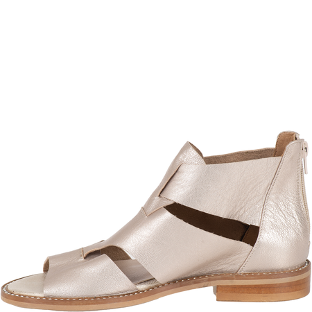 Sandały damskie Syrena SLA 1072 szampan, skóra licowa