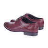 Półbuty wizytowe męskie skórzane Syrena  SE 0938 bordo