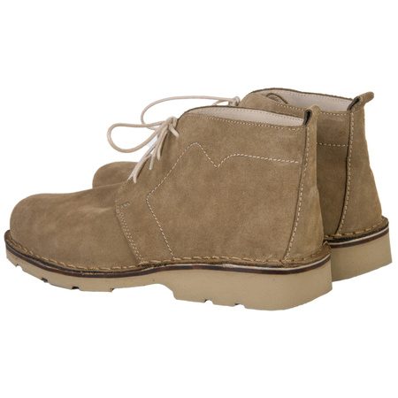 Skórzane trzewiki męskie polskiego producenta Syrena 821 oliwka