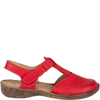 Sandały skórzane Syrena SH 128 czerwone | Wygoda i styl