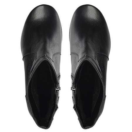 Klasyczne botki skórzane Syrena - model SE 015 B