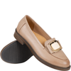 Mokasyny damskie Syrena SE P-298 cappuccino skóra licowa