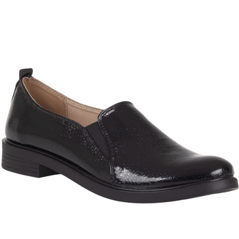 Półbuty damskie wsuwane skórzane Syrena SE 0061 czarne