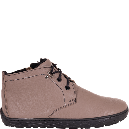 Botki barefoot cappuccino Syrena SH 501B skórzane