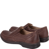Wygodne półbuty męskie wsuwane - Syrena SH 871, brązowe