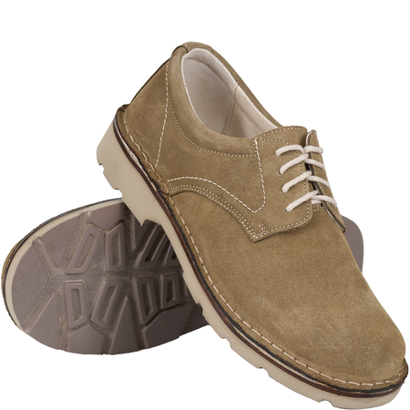 Skórzane półbuty męskie marki Syrena SH 808 oliwka