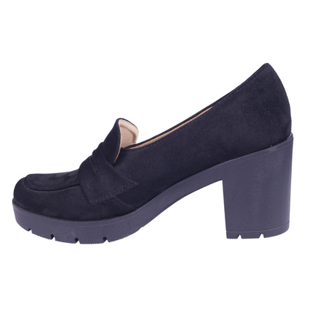 Polskie półbuty z linii eco w kolorze czarnym model EDA 321