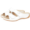 Klapki damskie eleganckie skórzane Syrena SWB 538 białe
