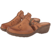 Klapki damskie Syrena SST 737/M rude - skóra naturalna