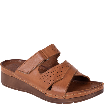 Rude klapki damskie skórzane marki Syrena SST 923