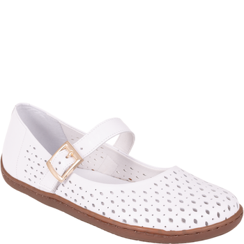 Syrena SGO B013 białe półbuty na lato - skóra naturalna