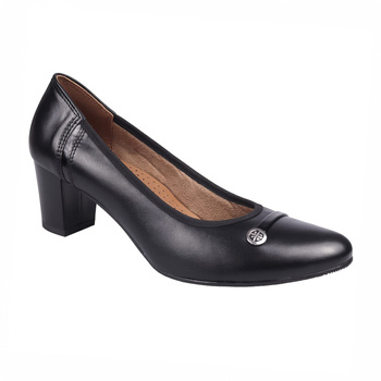 Piękne czółenka damskie skórzane marki Syrena SWB 22011 czarne