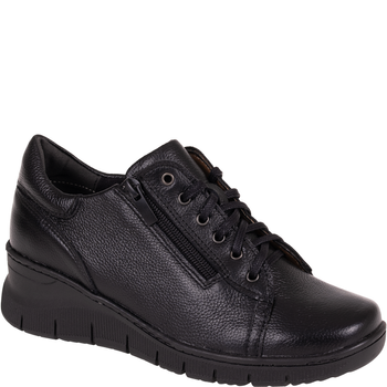 Damskie półbuty skórzane marki Syrena SWB 030/TR czarne