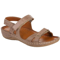 Sandały damskie skórzane Syrena SST 866 cappuccino
