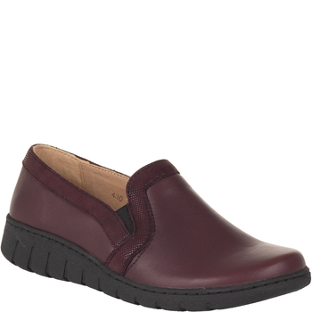 Półbuty damskie skórzane Syrena SH 430 ciemna wiśnia