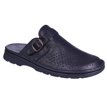 Komfortowe klapki męskie SYRENA SH 011 czarne