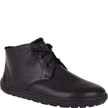 Botki barefoot marki Syrena SH 501P czarne - skóra naturalna