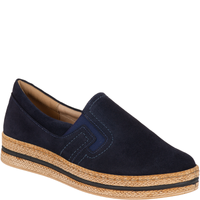 Półbuty skórzane Syrena SE 0577 granat, nubuk - styl i wygoda