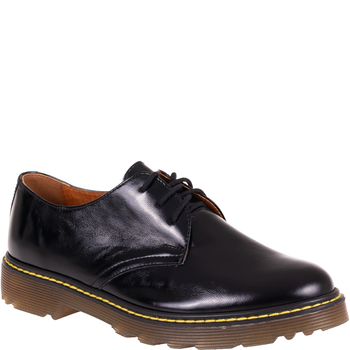 Syrena SGO 1515 czarne półbuty - skóra naturalna, eleganckie