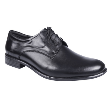 Półbuty wizytowe męskie skóra naturalna marki Syrena  SE 920 czarne