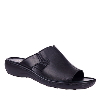 Klapki damskie skórzane Stella 663 czarne