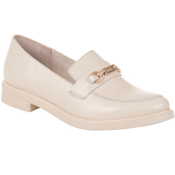 Mokasyny damskie skórzane marki Syrena SE 02902 beżowe