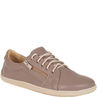 Wygodne półbuty BareFoot Syrena SH 436 - skóra, khaki