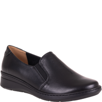 Czarne półbuty damskie skórzane marki Syrena SGO 1574