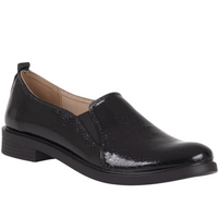  Półbuty damskie wsuwane skórzane Syrena SE 0061 czarne 