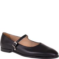 Baleriny damskie z paskiem Syrena SE P-297, skóra naturalna