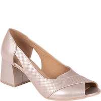 Czółenka damskie skórzane marki Syrena SGO 2036 perła